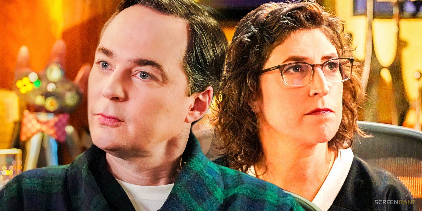 Jim Parsons and Mayim Bialik reprise their roles as Sheldon Cooper and Amy Farrah Fowler in the Young Sheldon finale