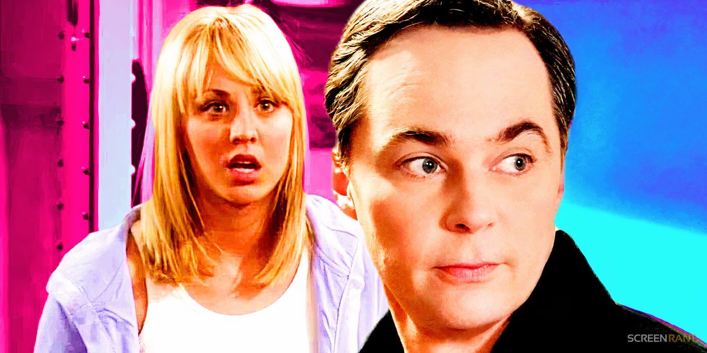 Kaley Cuoco as Penny in The Big Bang Theory and Jim Parsons as Sheldon in Young Sheldon-1