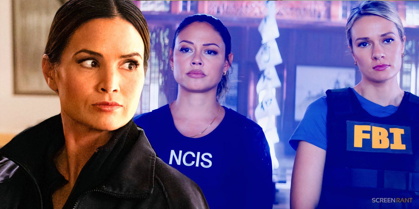 Katrina Law as Jess Knight in NCIS and Vanessa Lachey as Jane Tennant and Tori Anderson as Kate Whistler in NCIS_ Hawai'i