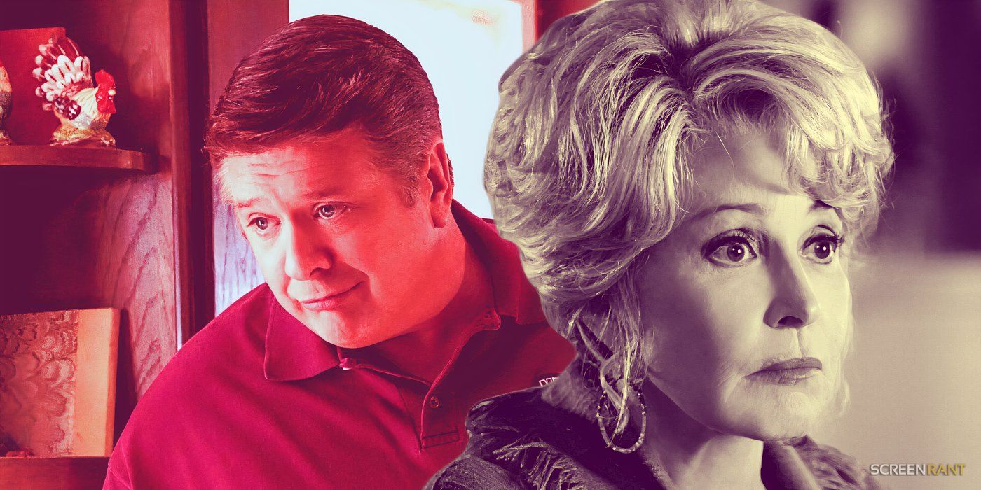 Lance Barber as George and Annie Potts as Meemaw in Young Sheldon