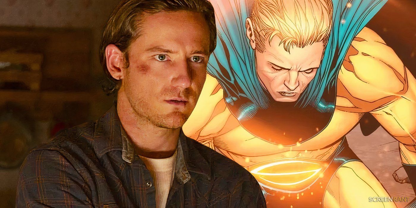 Lewis Pullman and Sentry in Marvel Comics