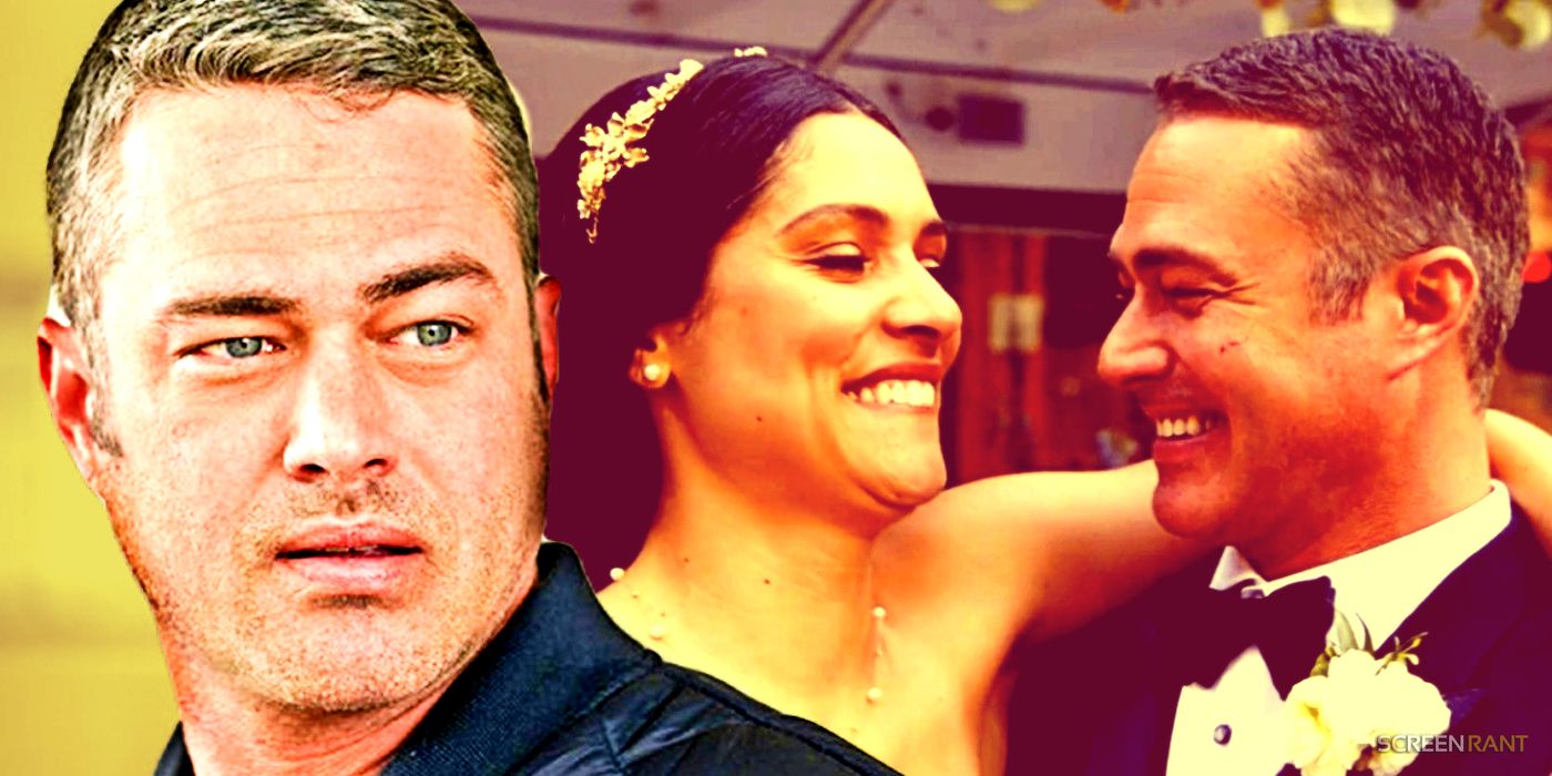Taylor Kinney as Kelly Severide and Miranda Rae Mayo as Stella Kidd in Chicago Fire 