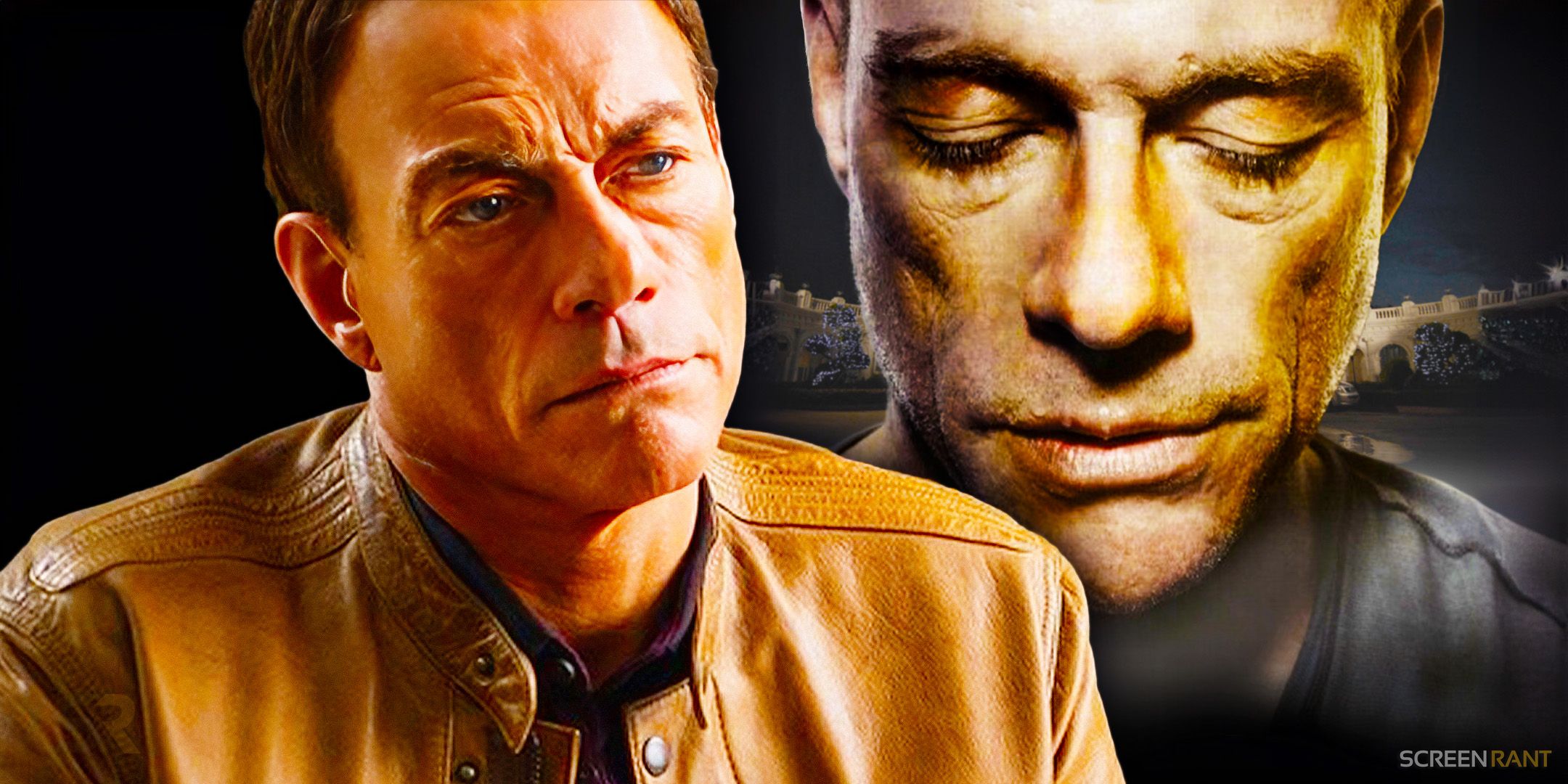 Van Damme on the promo poster for Frenchy (AKA Eagle Path or Full Love) with Van Damme from Amazon's Jean-Claude Van Johnson