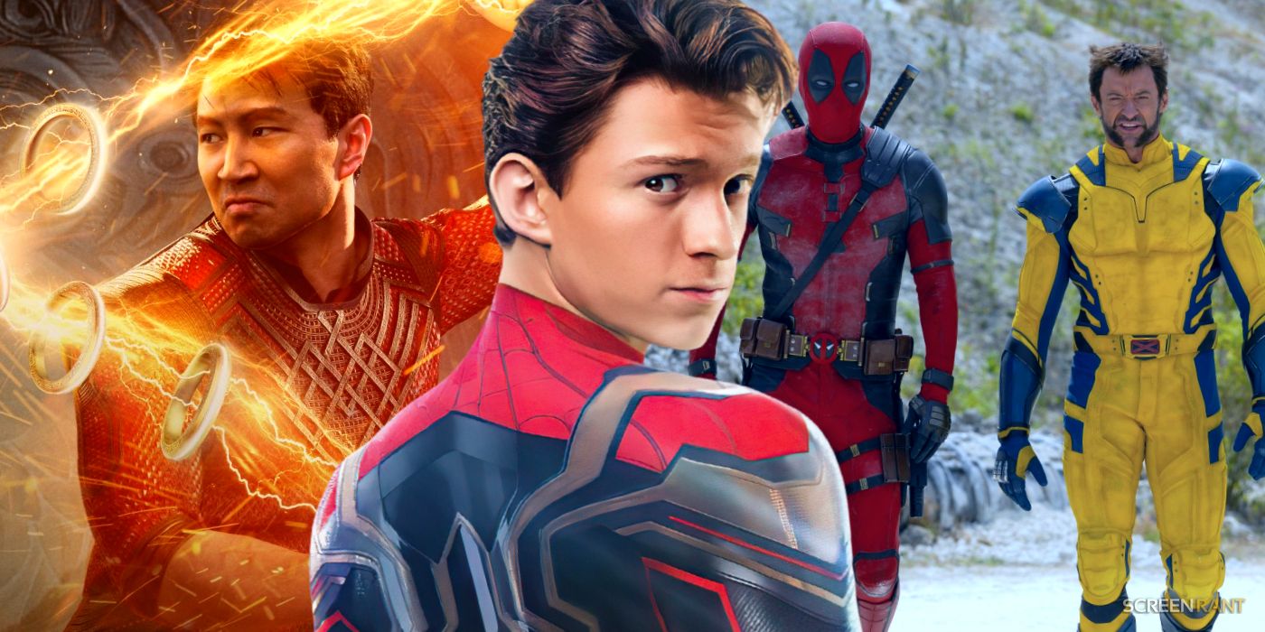 Shang-Chi, Spider-Man, Deadpool & Wolverine altogether