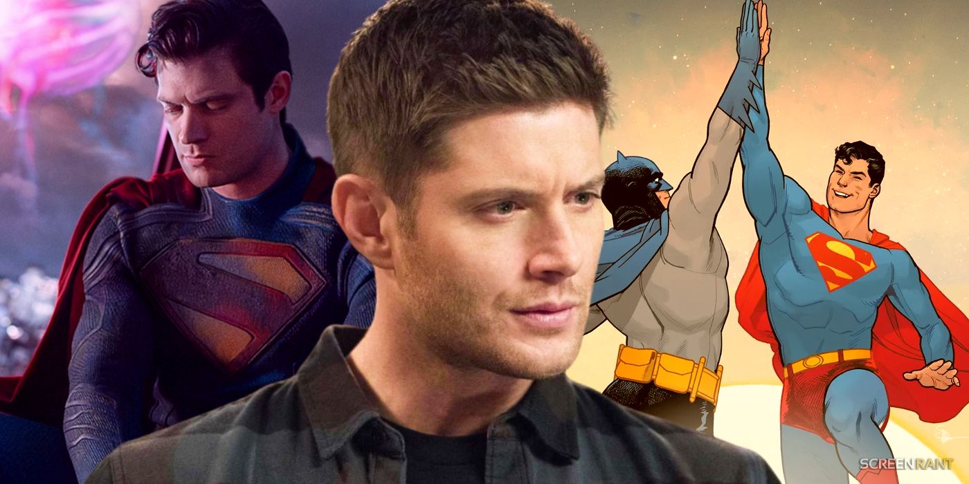 David Corenswet's Superman together with Jensen Ackles