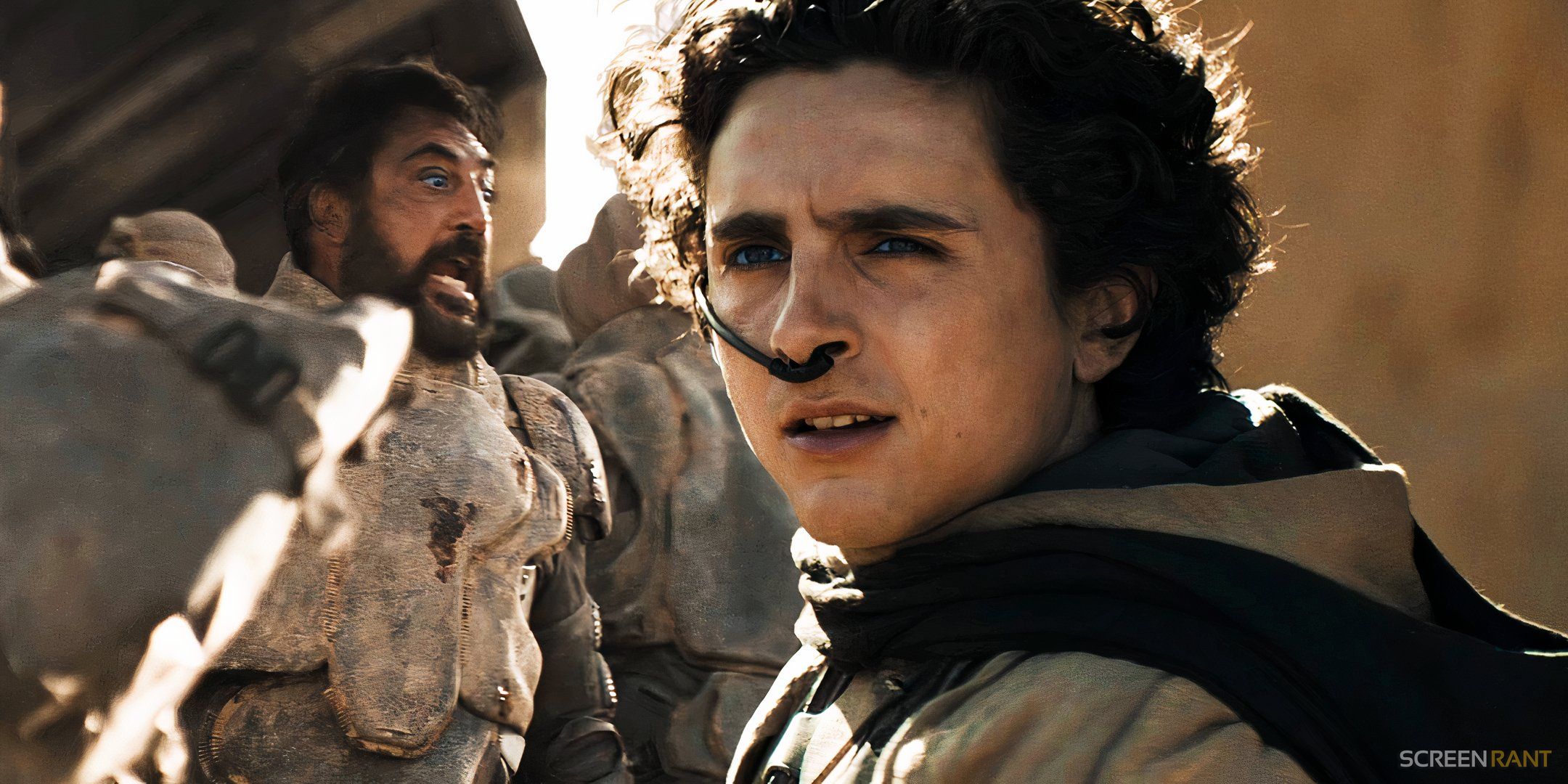 Stilgar and Paul Atreides in Dune: Part Two