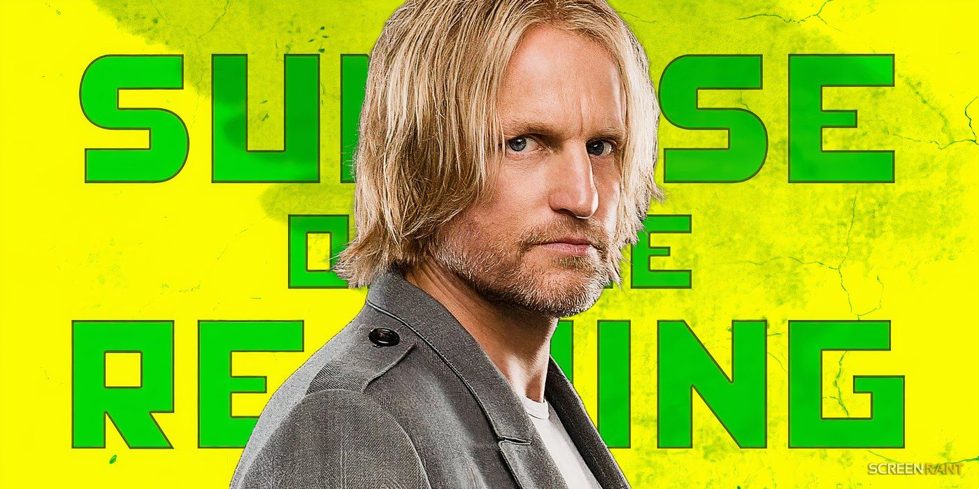 Woody Harrelson's Haymitch and Hunger Games Sunrise On The Reaping
