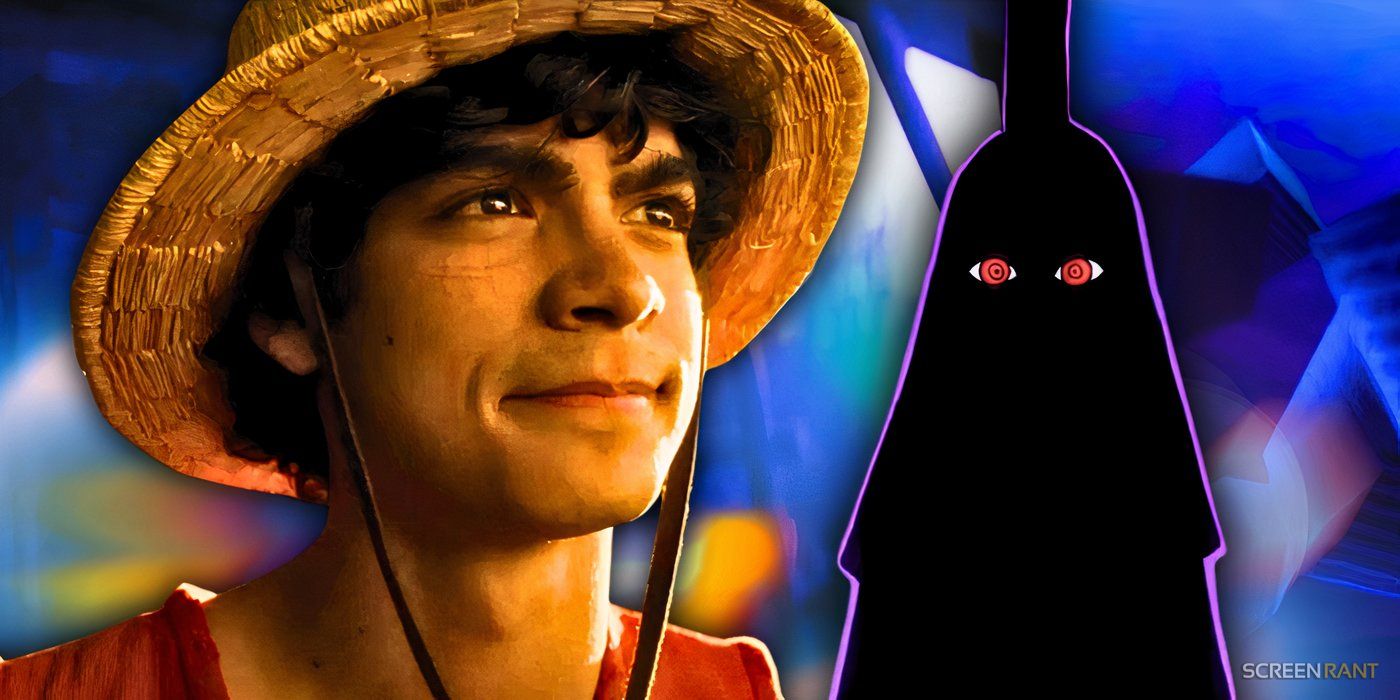 Inaki Godoy as live-action Luffy and Imu from the anime “One Piece”.