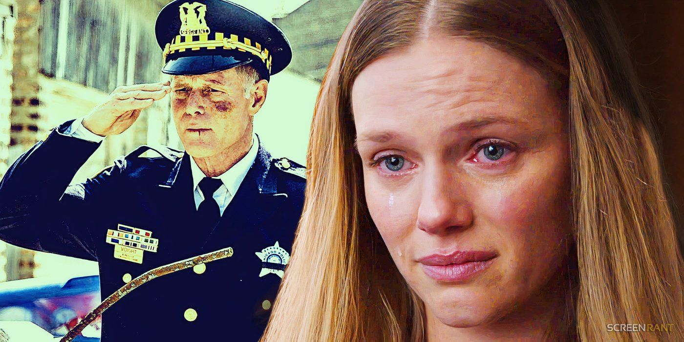 Jason Beghe as Voight and Tracy Spiridakos as Upton in Chicago 