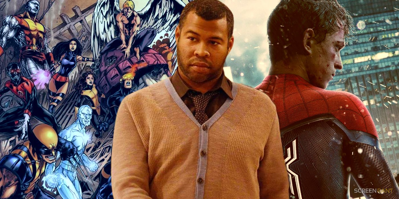 Jordan Peele with the X-Men and Tom Holland's Spider-Man