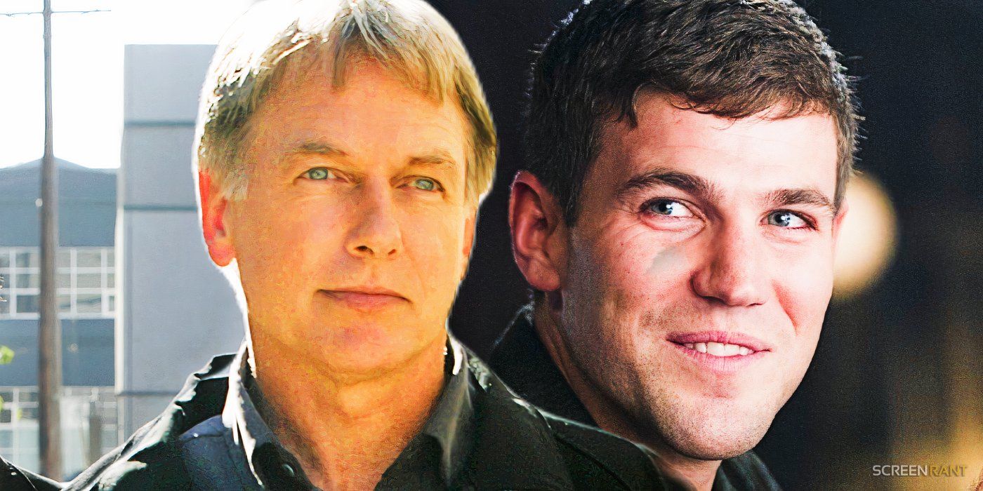 Mark Harmon as Gibbs in NCIS and Austin Stowell as young Gibbs