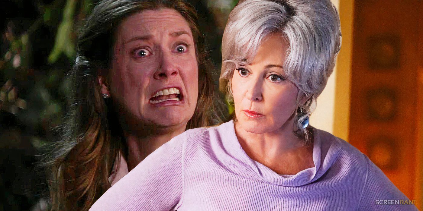 Zoe Perry as Mary and Annie Potts as Meemaw in Young Sheldon