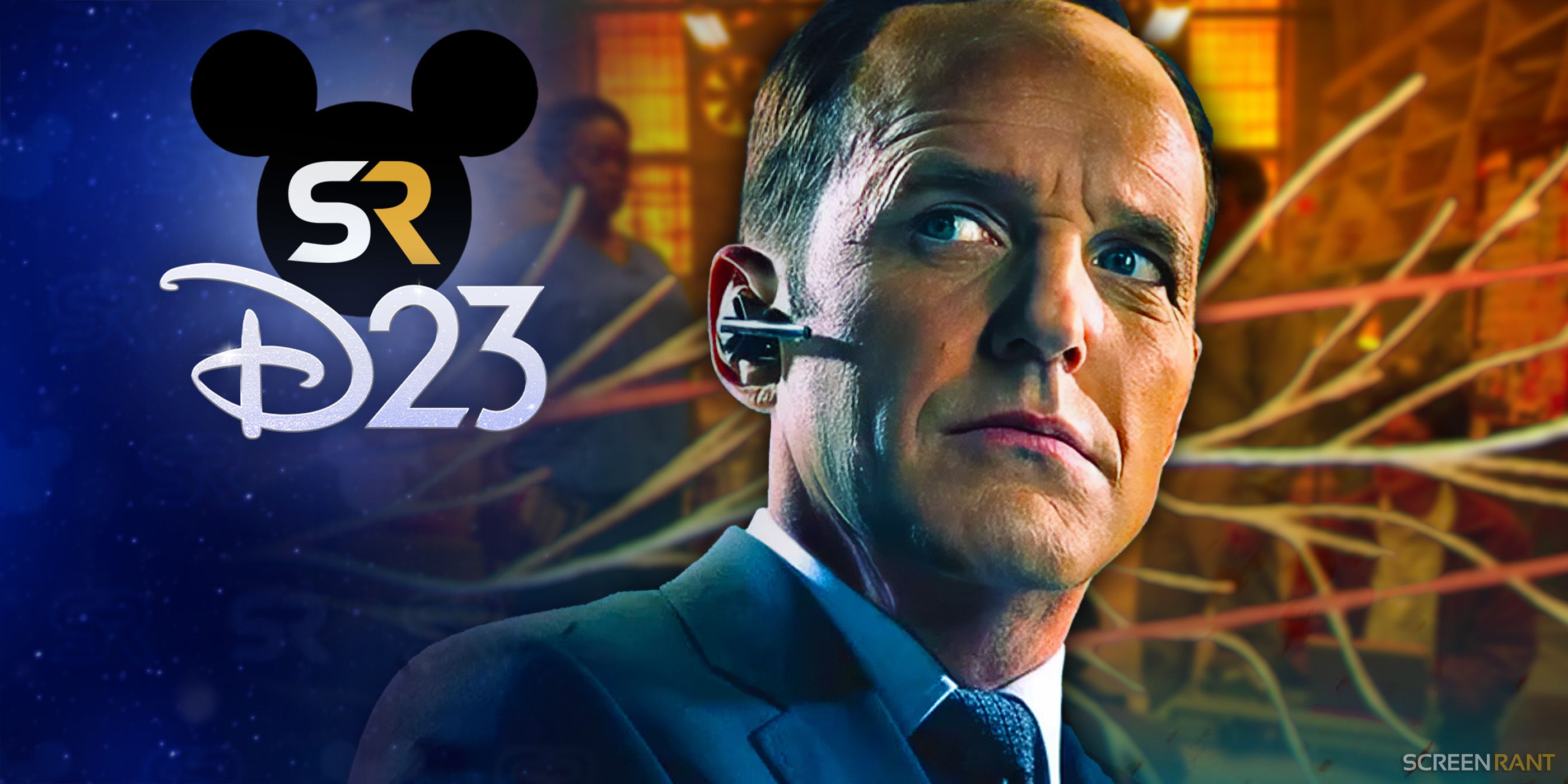 Clark Gregg as Phil Coulson against a multiverse-inspired backdrop