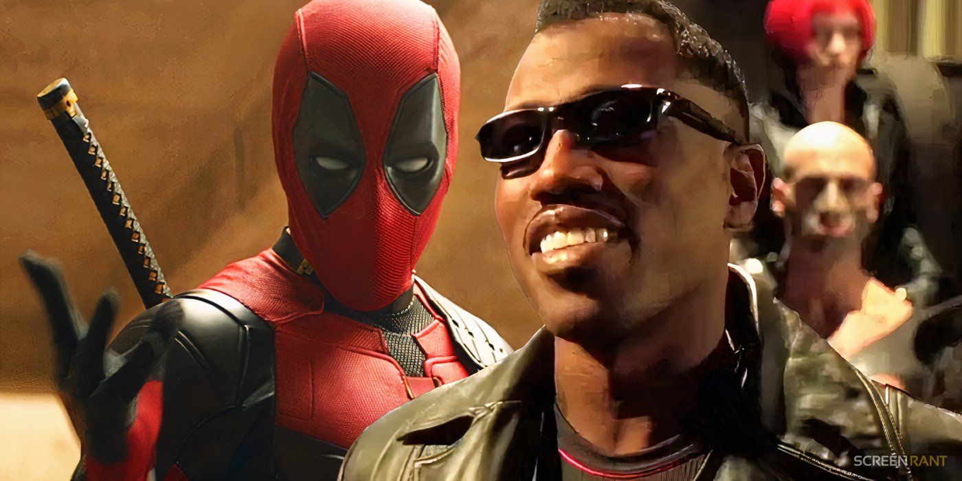 Deadpool em Deadpool & Wolverine e Blade de Wesley Snipes em seus filmes