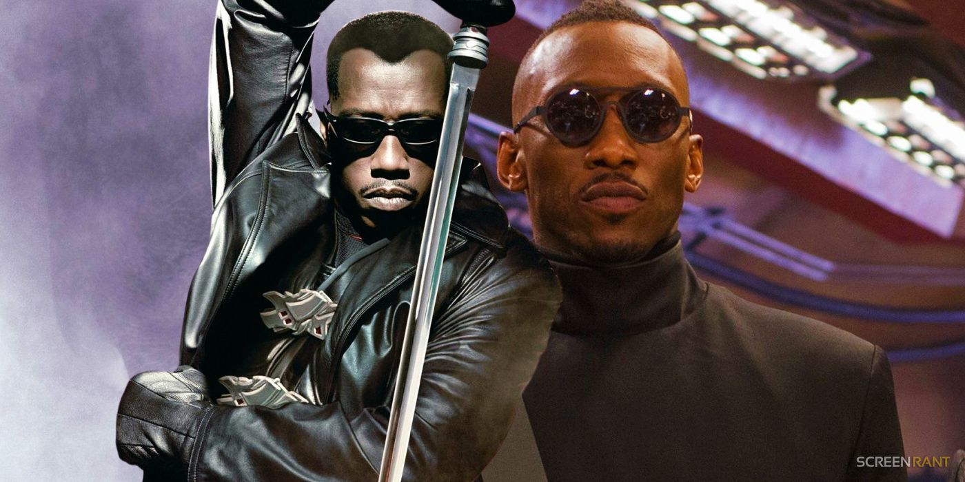 Wesley Snipes como Blade ao lado de Mahershala Ali