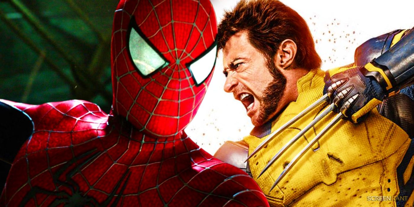 Hugh Jackman's Wolverine & Tobey Maguire's Spider-Man Finally Team Up In MCU Art Of The Marvel Crossover We Want To See