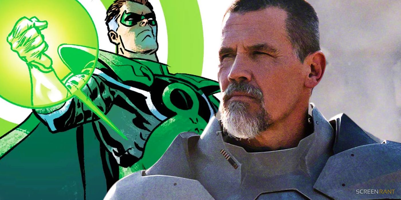 Old Hal Jordan next to Josh Brolin