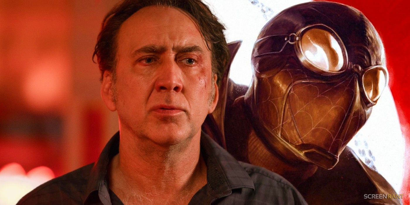 How Nicolas Cage's Spider-Man Noir Costume Is Different From The Comics ...