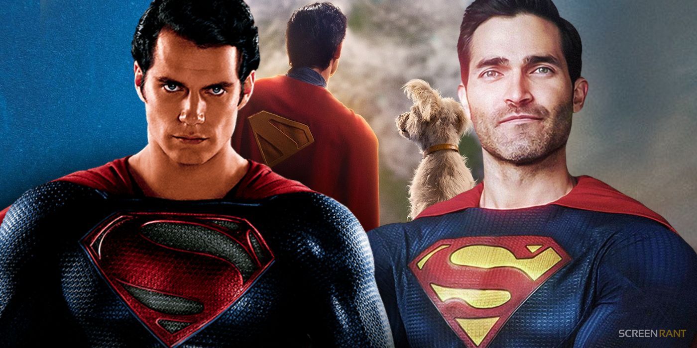 James Gunn's Krypto Unites With David Corenswet, Tyler Hoechlin & Henry Cavill's Superman In Heartwarming DC Universe Art