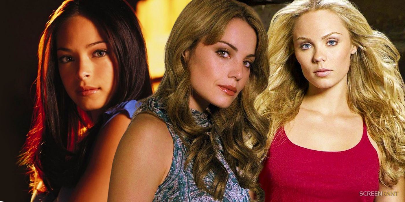 Smallville Stars Erica Durance, Kristin Kreuk and Laura Vandervoort