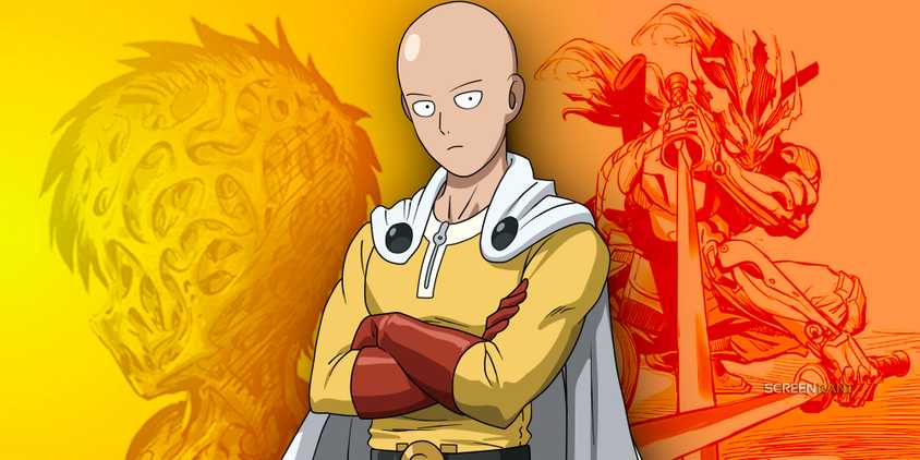 Saitama and God's vessels as opponents in One-Punch Man