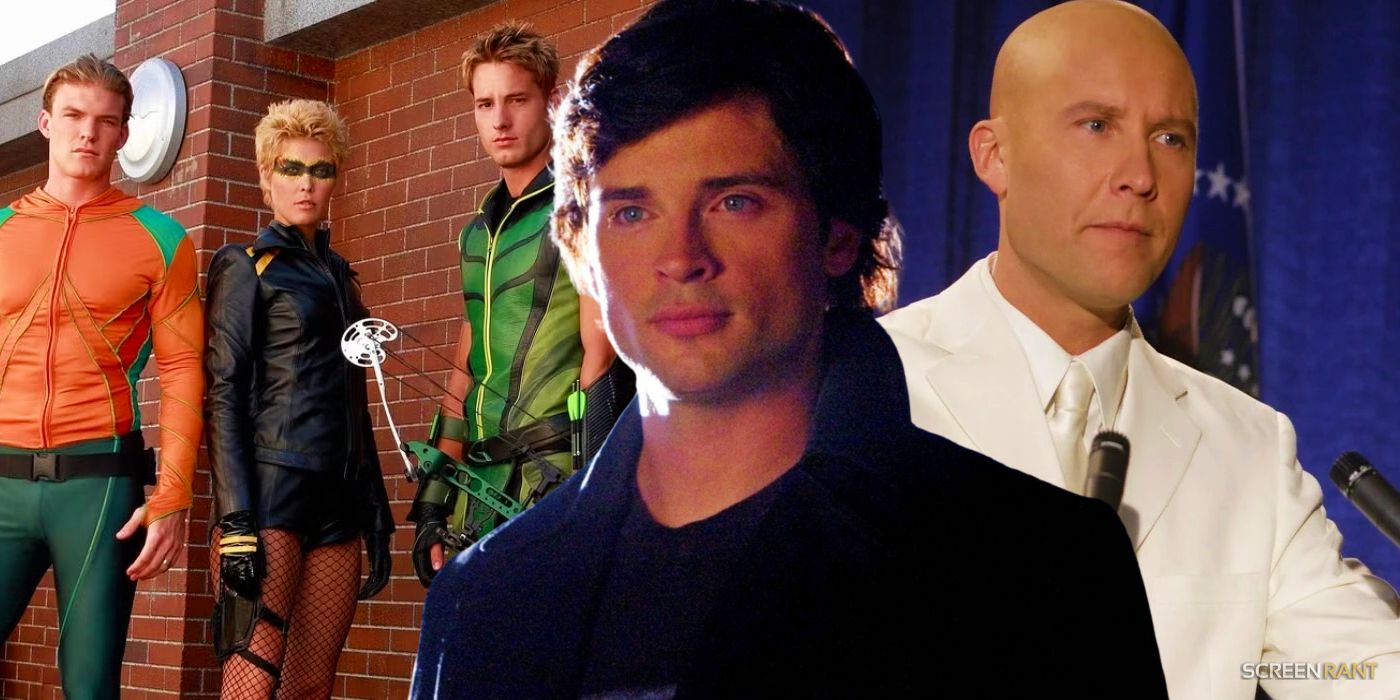 Tom Welling's Superman & Justice League Reunite With Costume Upgrades In Stunning Smallville Art