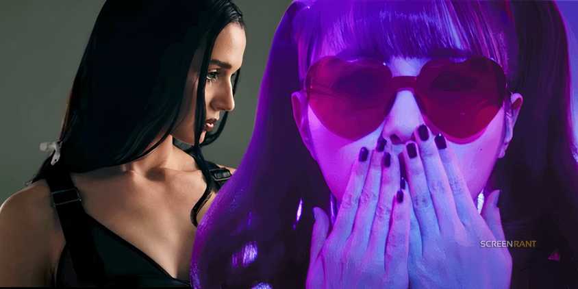 Poppy in the New Way Out music visualization and Babymetal from the RATATATA music video