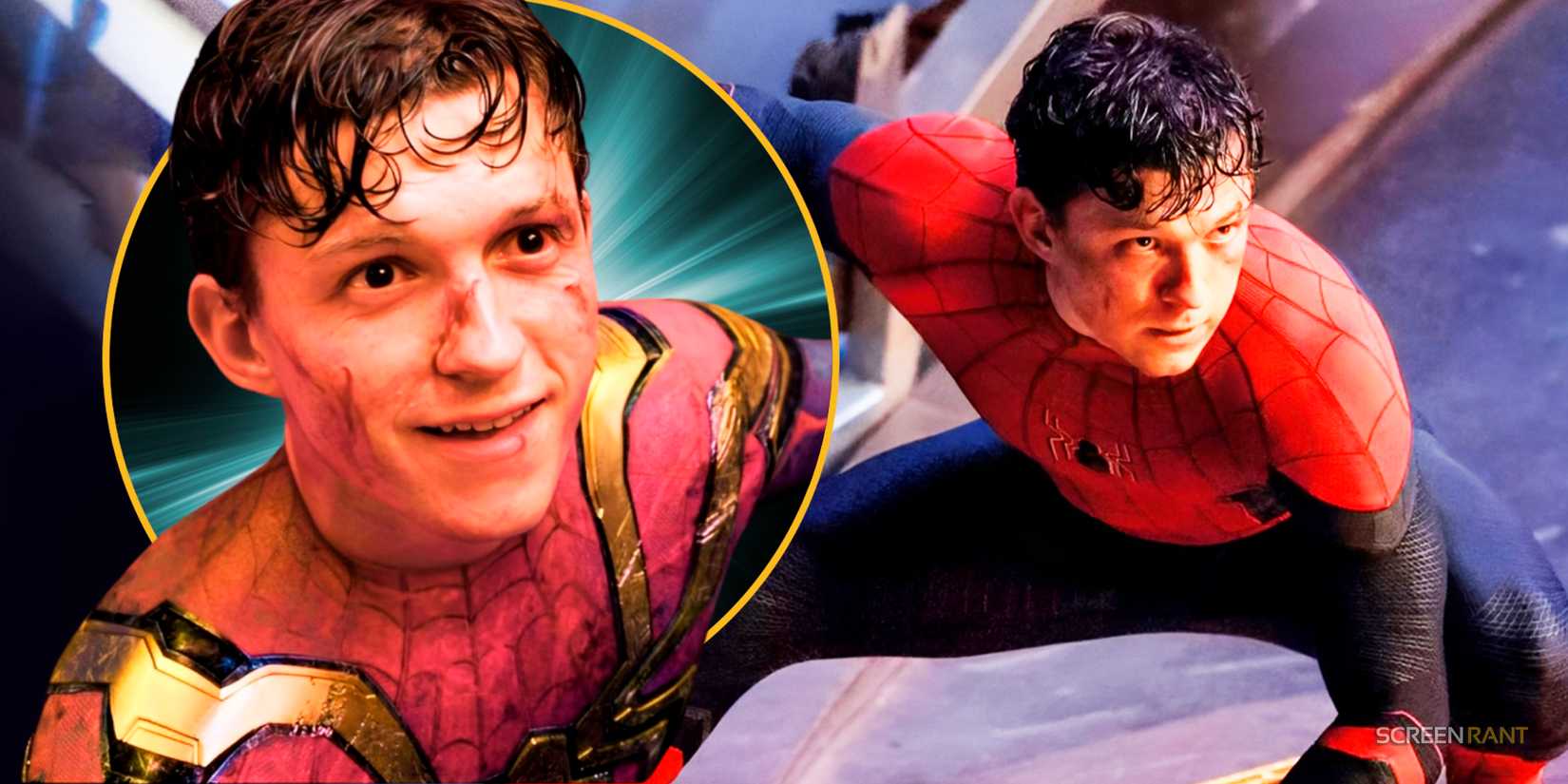 Tom Holland as Peter Parker in Spider-Man: No Way Home in the final act