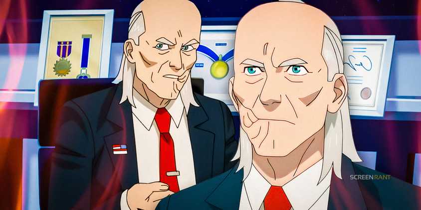 A collage of Cecil Steadman in Invincible.