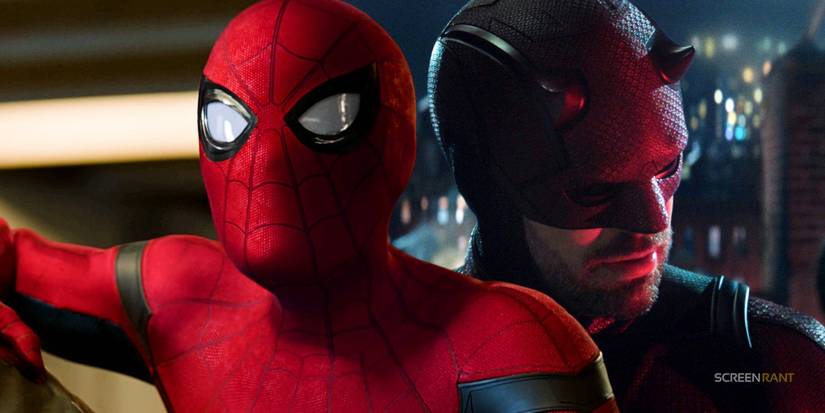 Tom Holland's Spider-Man and Charlie Cox's Daredevil in the MCU