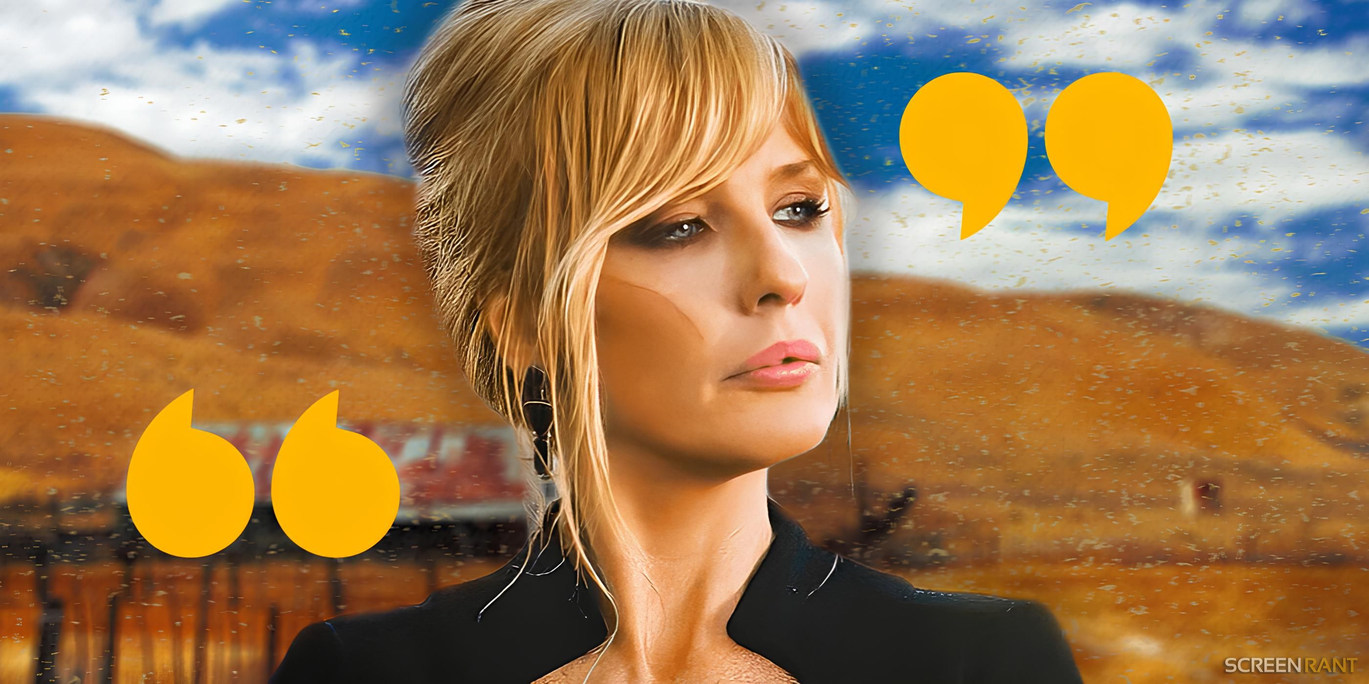 Custom image of Beth Dutton in Yellowstone