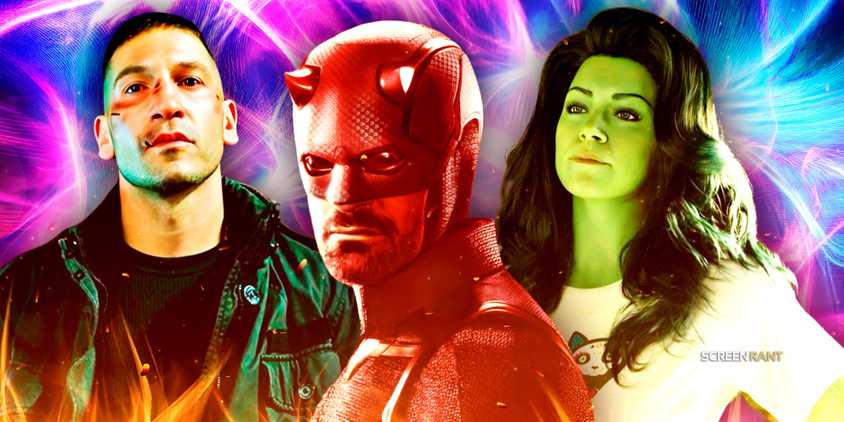 Jon Bernthal as the Punisher, Charlie Cox as Daredevil, and Tatiana Maslany as She-Hulk