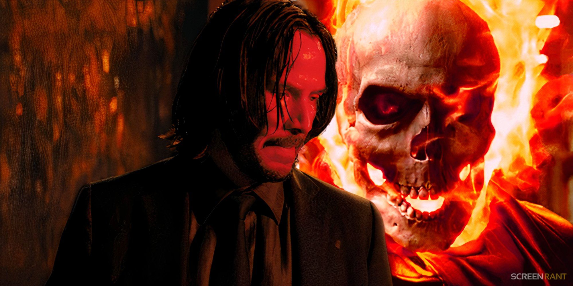 Keanu Reeves in John Wick 4 and Nicolas Cage&rsquo;s Ghost Rider