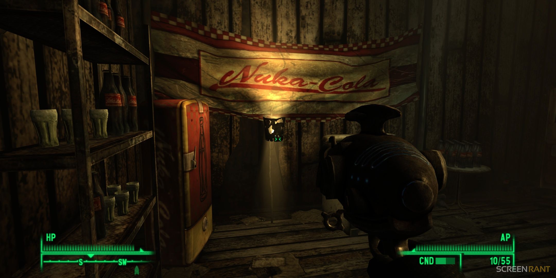 A huge Nuka-Cola collection in Fallout 3.