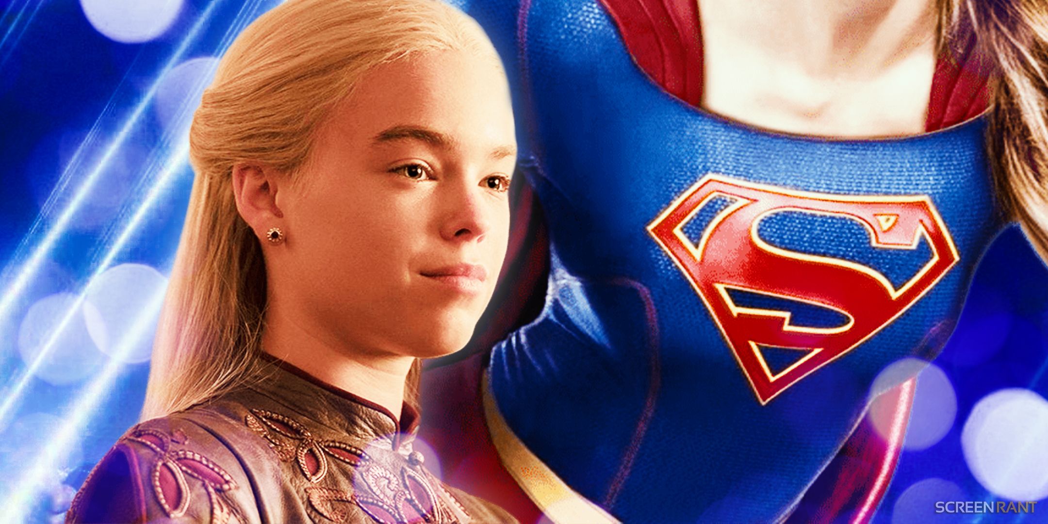 Milly Alcock&rsquo;s from House of the Dragon next to Melissa Benoist&rsquo;s Supergirl