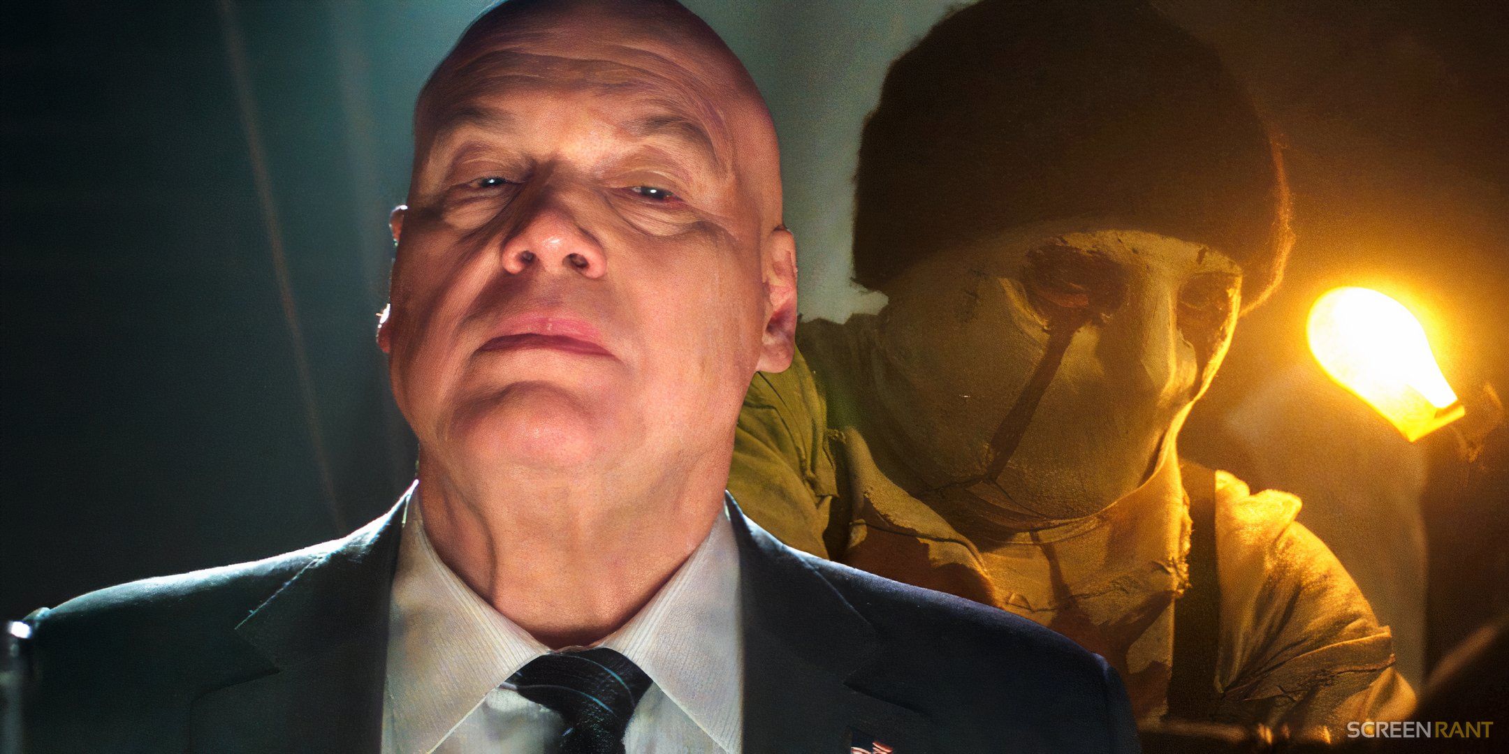 Wilson Fisk and Muse in Daredevil: Born Again