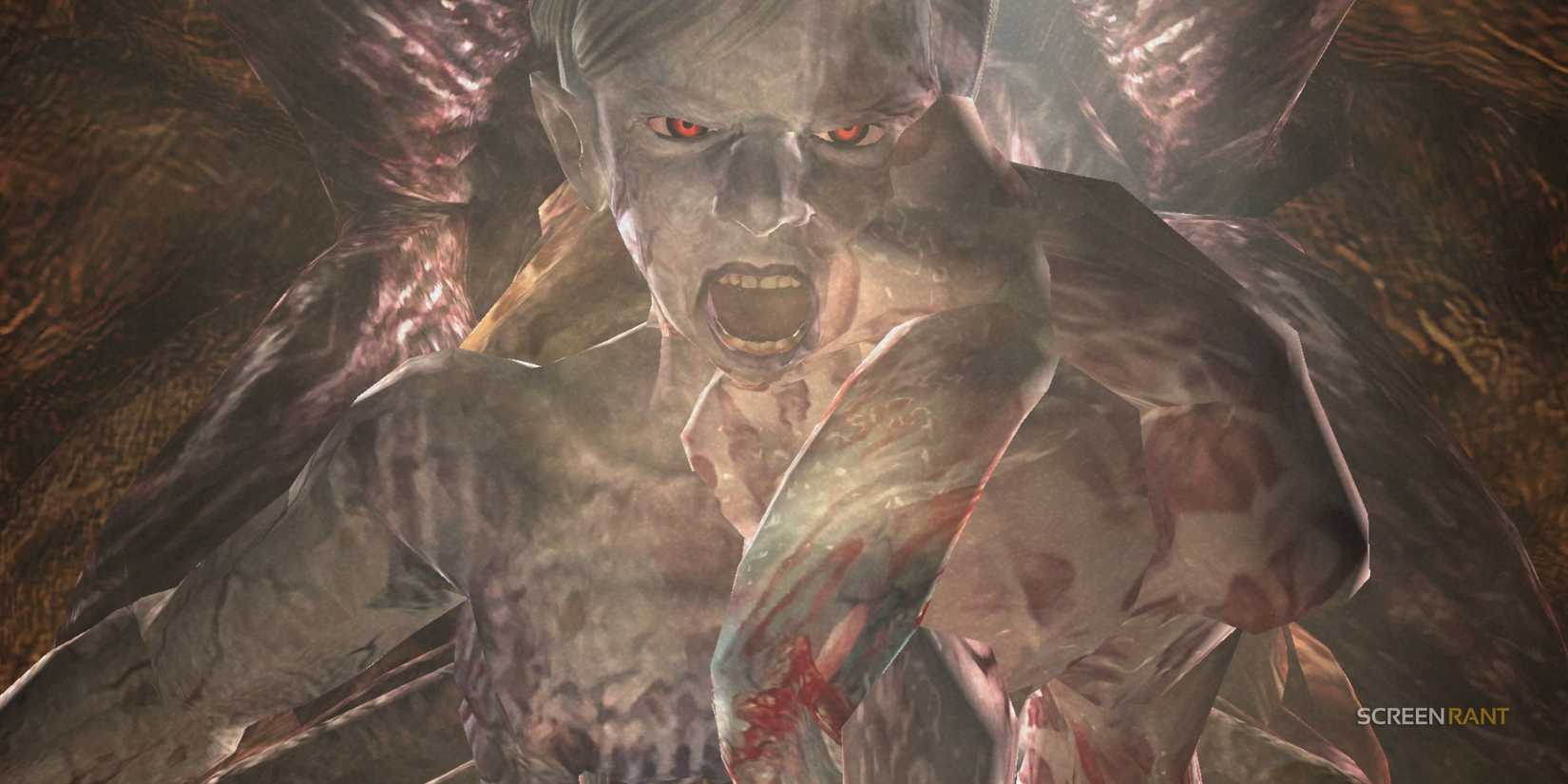 Close-up of Ramon Salazar from Resident Evil 4 Classic.