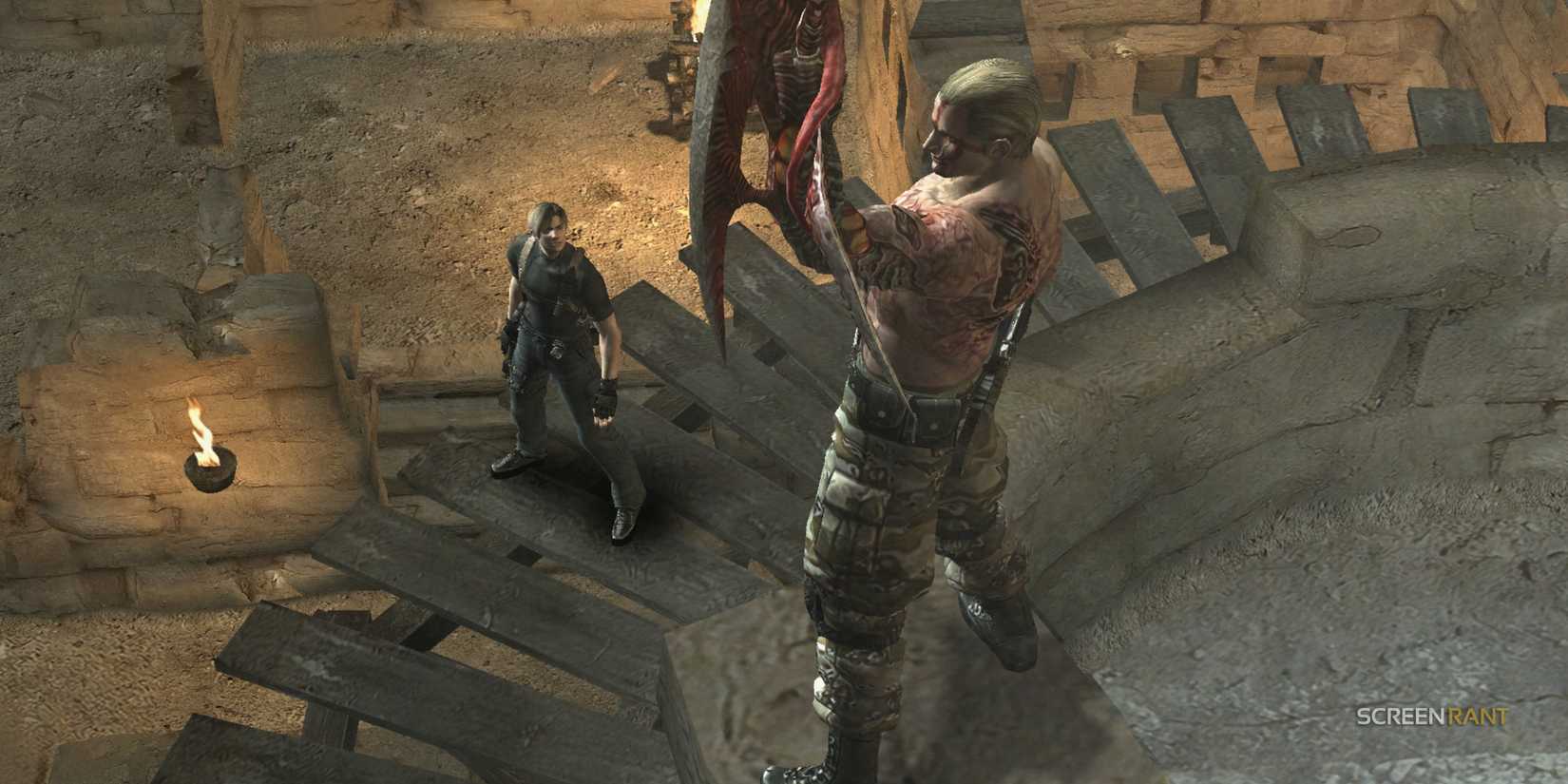 Jack Krauser transformed in Resident Evil 4 Classic.