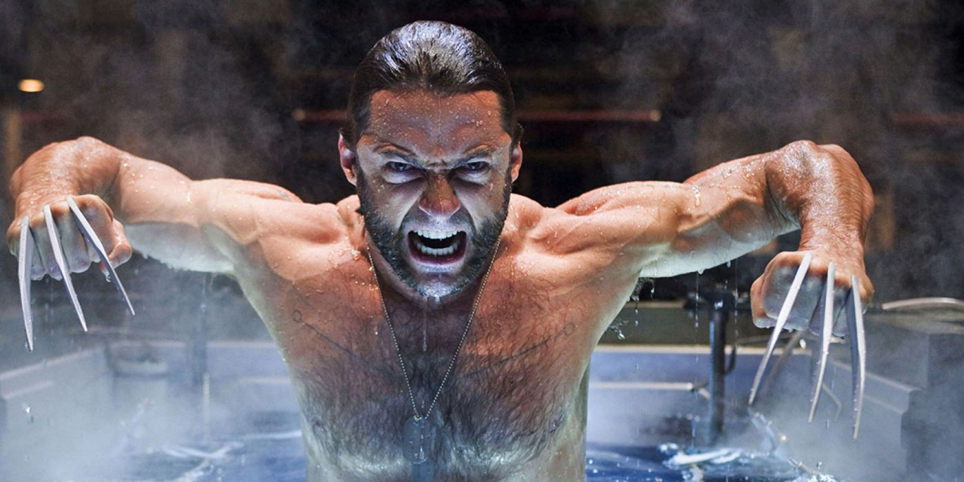 An enraged Wolverine comes out of a tank in X-Men Origins 