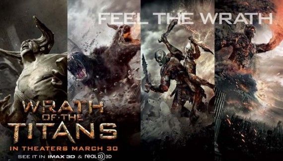 wrath titans movie poster