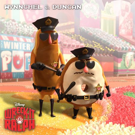 Wynnchel and Duncan - bad guys in Sugar Rush from Wreck-It Ralph