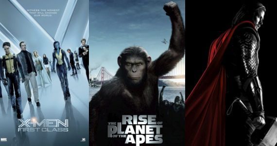 x men first class thor rise planet apes sequels release dates