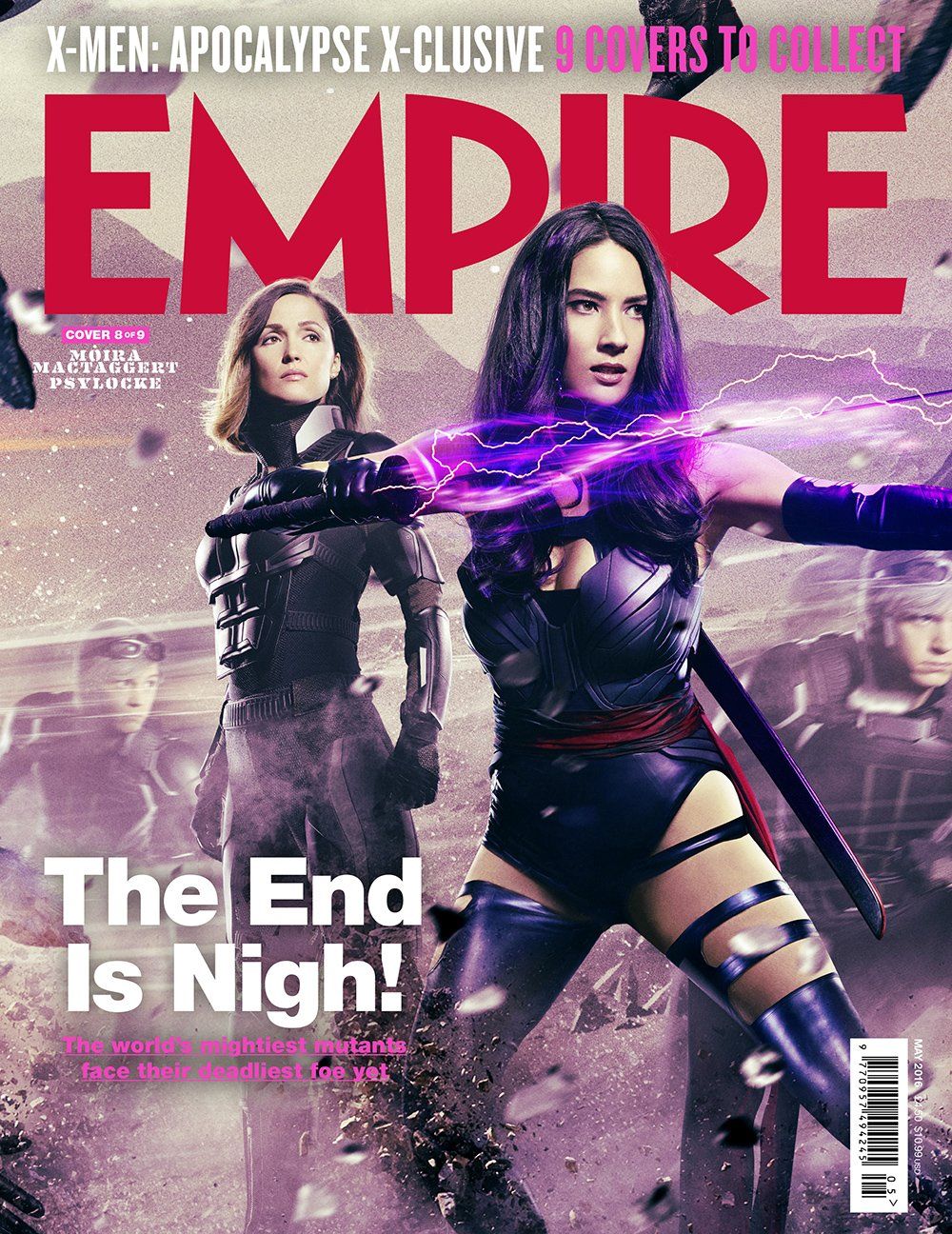 X-men: Apocalypse magazine cover - Psylocke and Moira