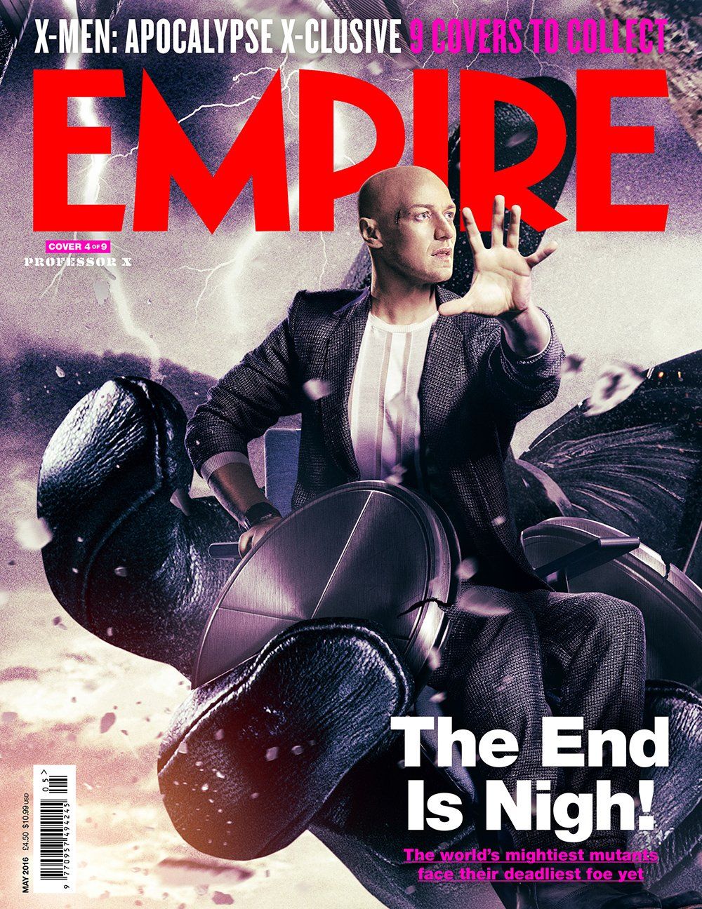 X-Men: Apocalypse magazine cover - Professor X
