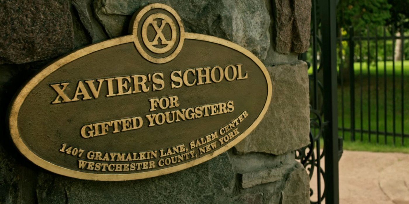Xavier's School for Gifted Youngsters plaque