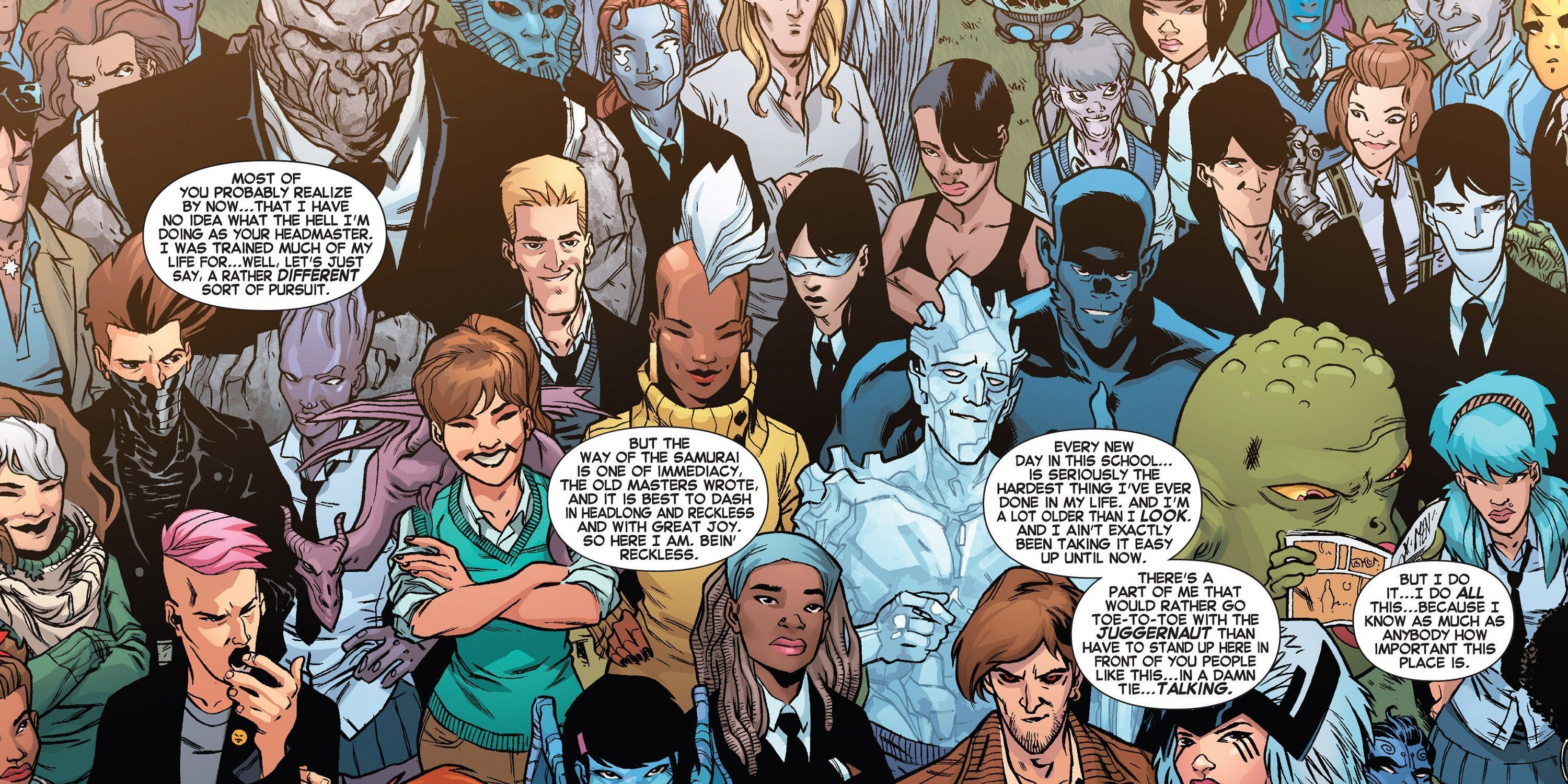 Student body of Xavier's School in the X-Men