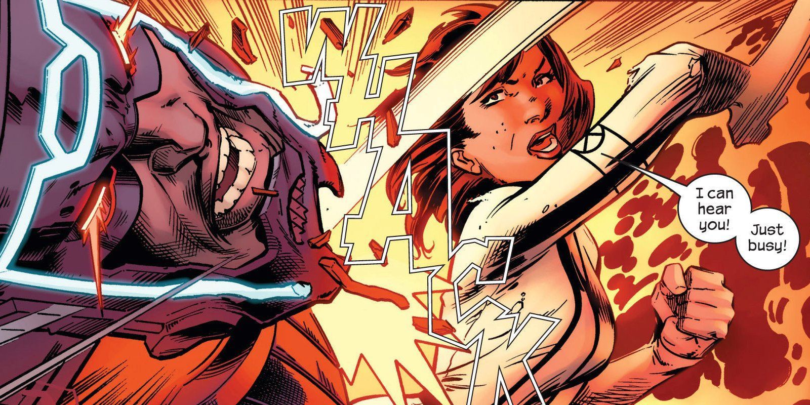 Ultimate Kitty Pryde punches Galactus X-Men