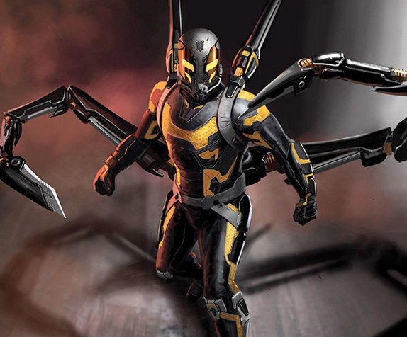 Concept art of Yellowjacket in 'Ant-Man'