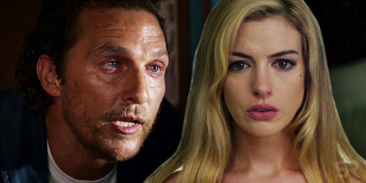 Matthew McConaughey and Anne Hathaway in Serenity