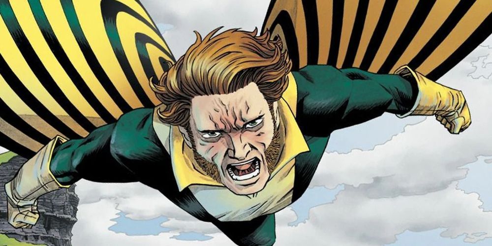 Banshee, mid-flight, screaming at the viewer. - Originally Portrayed Bill Weasley - Domhnall Gleeson As Banshee